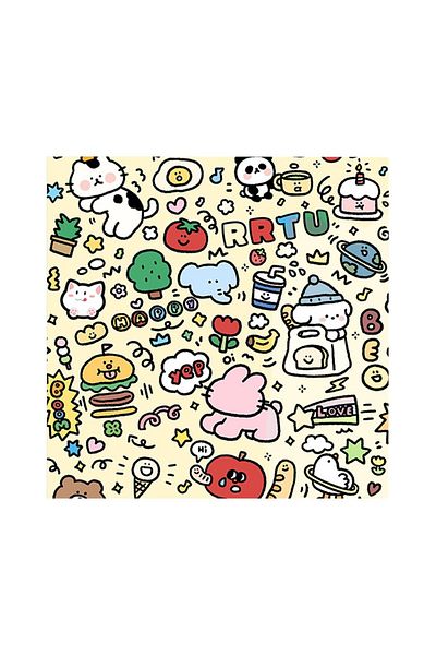 Choice 90x90cm A Cat Fixed Fabric Cartoon Printed Self-Adhesive Anti Scratch Anti Bite And Escape Cat Wrap