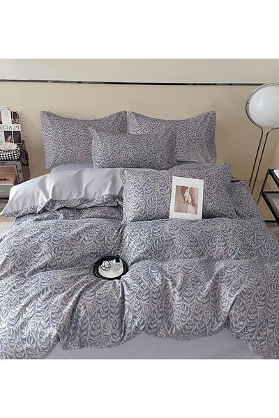 CHIRASO FINET Cotton Bed Linen, Classic Sheet 240x250cm, Duvet Cover 200x230cm, 4 Pillowcases