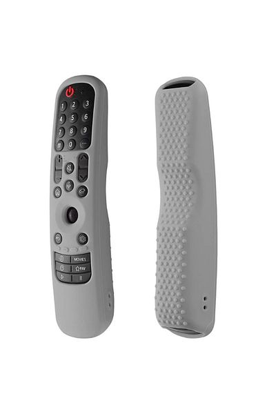 Choice Gray Silicone Remote Control Case Cover Shockproof Cover for LG AN-MR21GC AN-MR21GA AN-MR21N Remote