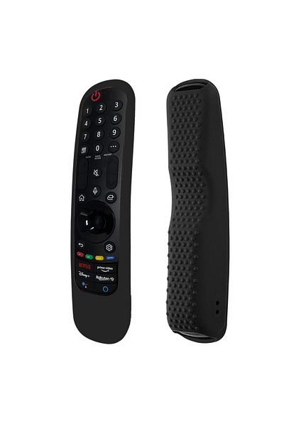 Choice Black Silicone Remote Cover LG Smart TV Anti-Shock Illuminated Remote Control Case 2021 Model MR22GA