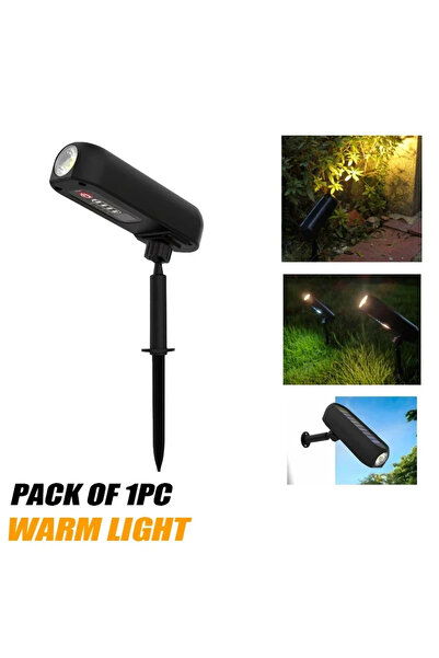 XIWANGFIRE ضوء دافئ - قطعة واحدة 1/2/4 قطع مصباح LED يعمل بالطاقة الشمسية في ...