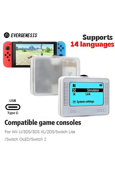 Choice اللغة العامة أبيض لـ NFC Allmiibo محاكي ذكي قابل للشحن محاكي كاتب عالمي f