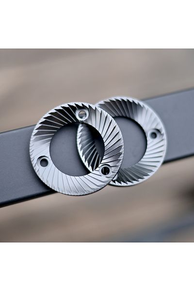 Choice Dark Grey 64mm Flat Burrs with Titanium plating Sweet High-Uniformity Espresso Grinding, Commercial