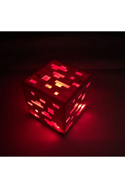 Choice Red Light Creative Brownstone Torch LED Night Light USB Rechargeable Game Room Decoration Table Ligh