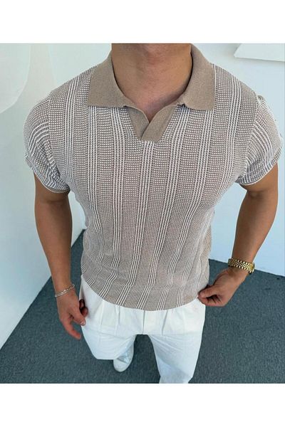 laqa Double Color Nurse Collar Knitwear