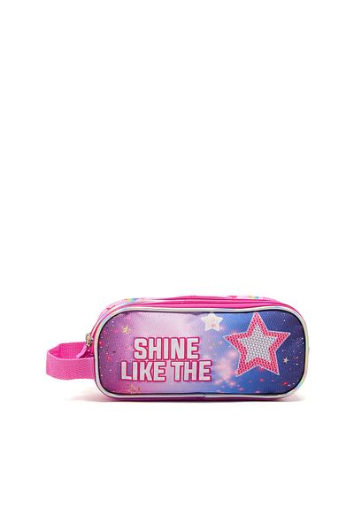 R&B Pink Girls Pencil Pouch