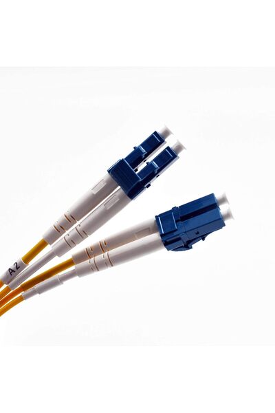 Smartlink Fiber Optic Patch Cord LC-LC/SM DX 2.0mm YELLOW PREMIUM QUALITY (5M)