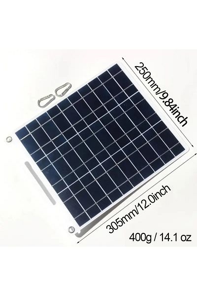 Choice 30W Solar Panel Solar charger with dual USB interface solar panel, portable outdoor camping and hiki