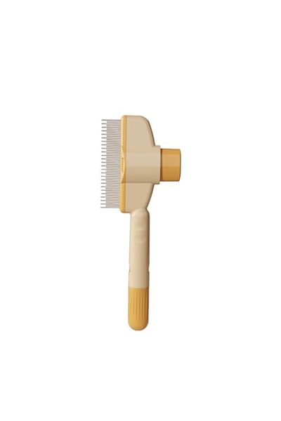 Choice Yellow Cat Comb Dog Comb Pet Hair Removal Tool Flea Comb for Cats and Dog Lice Comb Cat Brush with R