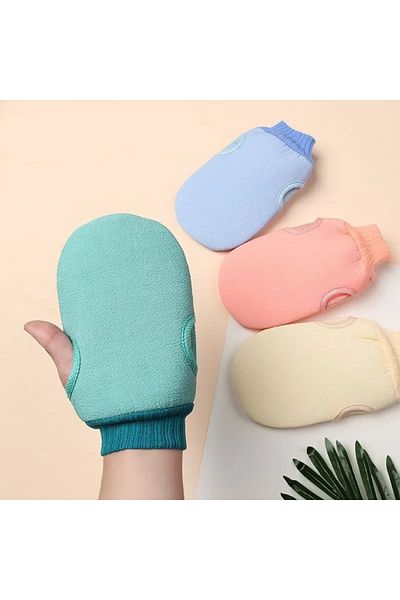 Choice pink 1pc Bath for Peeling SPA Exfoliating Shower Brush Body Cleaning Scrub Mitt Rub Dead Skin Gloves