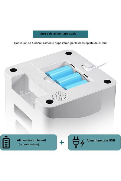 WowStep Hranitor Automat, 5G, Bidirectional, Capacitate 8l, Adapator, Programabil, Aplicatie, Camera Video