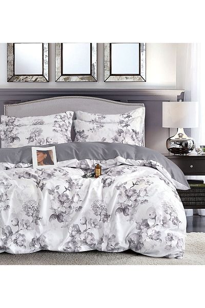 CHIRASO FINET Cotton Bed Linen, Classic Sheet 240x250cm, Duvet Cover 200x230cm, 4 Pillowcases