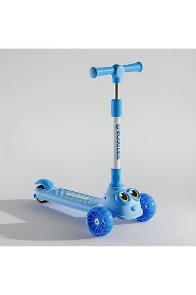 rexa Eyes Design 3-Wheel Foldable Scooter for Kids – Adjustable Handlebar, Lightweight & Portable