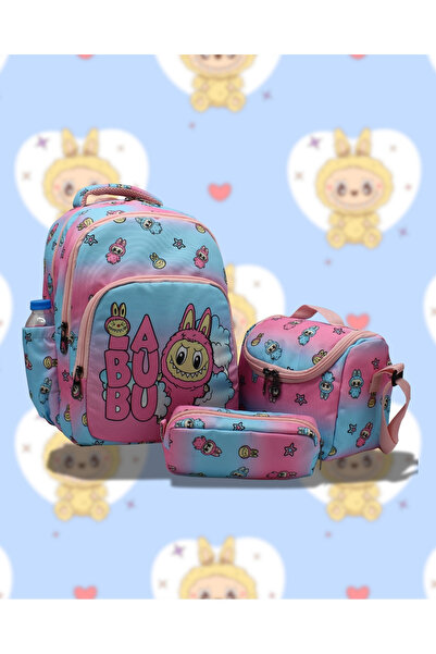 Tiny Kulomi مجموعة من 3 حقائب مدرسية ابتدائية صغيرة مطبوعة