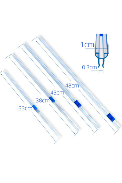 Choice6 موزعات لفّ بلاستيكي قابلة لإعادة الاستخدام، 3 قطع، مع قاطعة أغلفة معد...