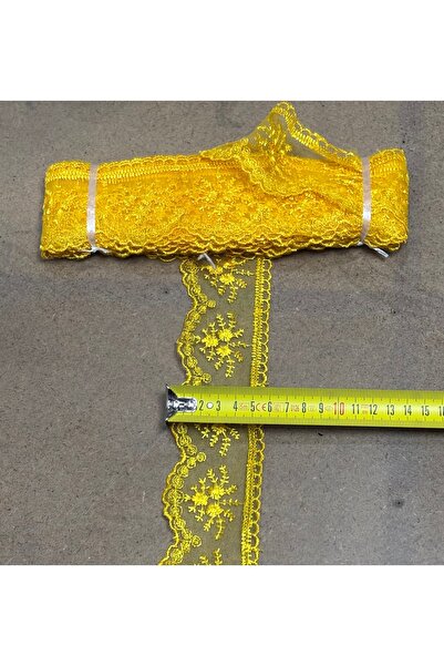 Muensu Tul galben Guipure, Tulleband, Fisto, Dantela, Guipure pentru masă