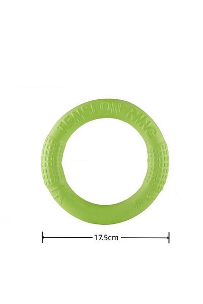 Choice WHITE Dog Ring Toys Indestructible Chewing Flying Floating Training Tools Fetch for Small Medium Lar