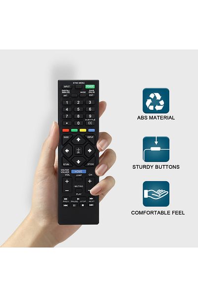 Choice Rmyd092 Universal Remote Control for Sony Tv Replacement for All Sony Lcd Led Tvand Tv Braviaremote