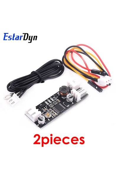 Choice 2pcs TS0702H Control 2pcs DC 12V PWM Speed Controller Fan Speed Governor 2-3 Wire Computer Temperatu