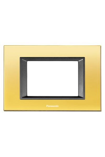 PANASONIC 3-Module Modular Frame Gold Metallic