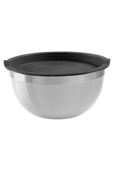Ambition Bowl set with lid, 2 pcs, 18-20cm, silver, Minestrone