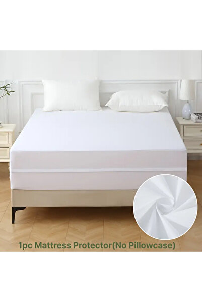 Choice واقي مرتبة أبيض مقاوم للماء من 6 جوانب، مقاس 90 × 200 سم، قطعة واحدة، ...