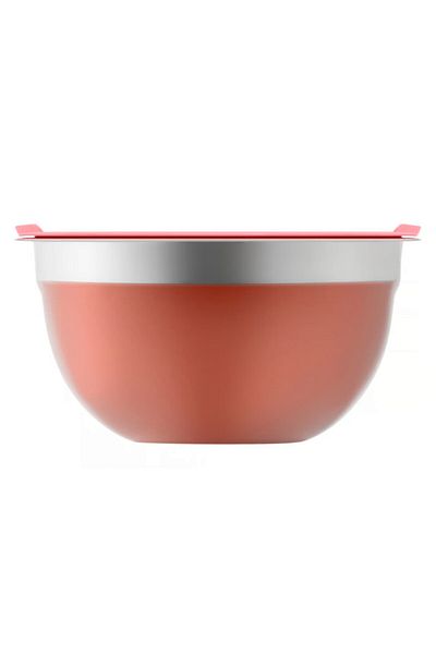 Ambition Bowl set with lid, 2 pcs, 18-20cm, pink, Minestrone