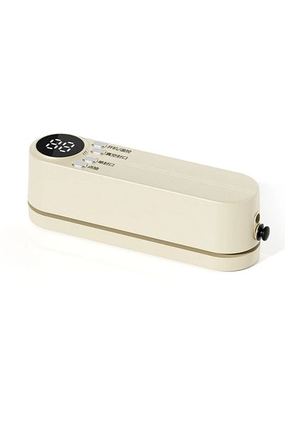 Choice light yellow Vacuum Sealer A Multifunctional Food Sealer Wireless USB Charging With Sealing External