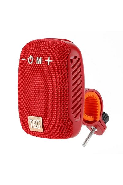 Choice TG392 Red TG392 Outdoor Bicycle Portable Mini Bluetooth Speaker Waterproof FM Radio Supports TWS/TF/