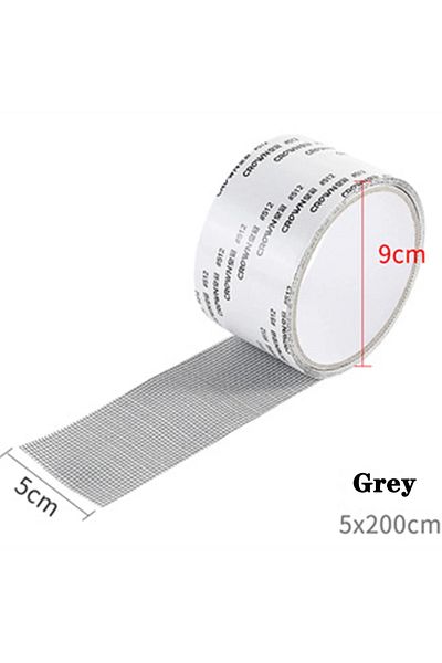 Choice 5cmx2m gray 1pcs Easy-to-Apply Waterproof Window Screen Repair Tape – Keep Mosquitoes Out with Our A