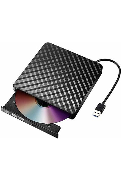 Choice BT684 External CD/DVD Drive, USB3.0 Portable DVD CD Writer Burner Reader Player Optical Drive For La