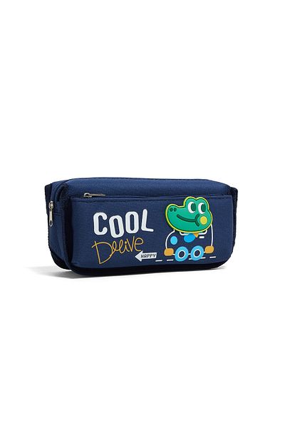 R&B Navy Blue Boys Pencil Case
