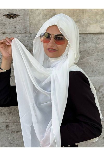 ALADİYAR Ninja Bon Shawl (Chiffon)