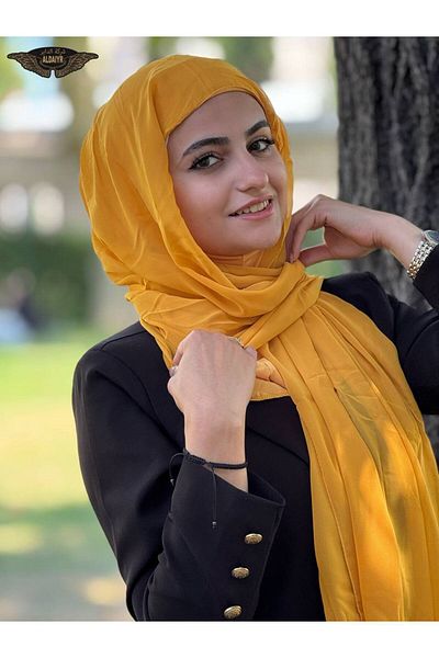 ALADİYAR Ninja Bon Shawl (Chiffon)