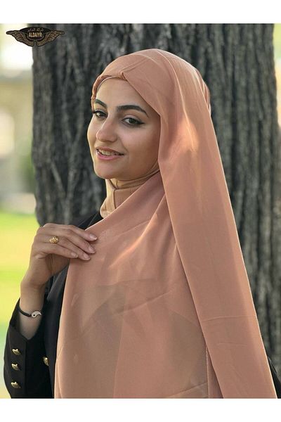 ALADİYAR Ninja Bon Shawl (Chiffon)