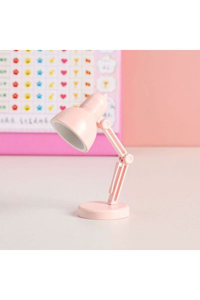 Choice Pink LED mini desk lamp creative portable night light with clip student dormitory bed bed reading li