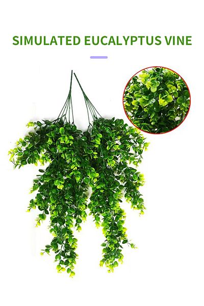 Choice 1pc STY B Artificial Wall Hanging Persian Grass Vine Artificial Hanging Fern Vine Hanging Green Plan