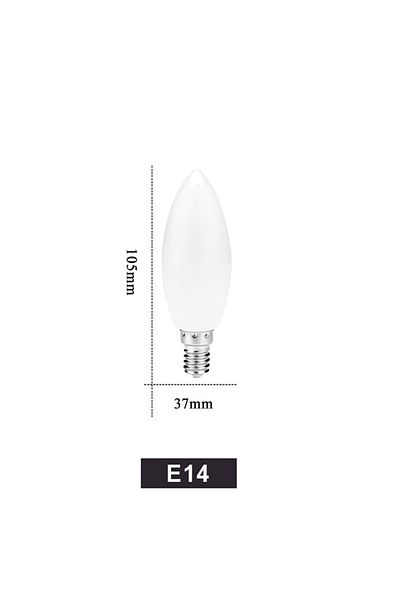 Choice AC220V(175-265V) Warm White 6W E14 JP 6pcs E27 E14 LED candle lamp 220V Led Bulb Bombillas AC 220V L