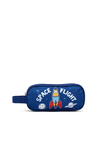 R&B Navy Blue Boys Pencil Pouch