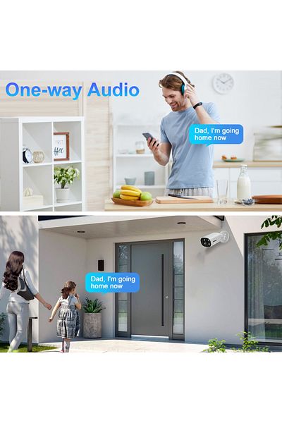 Choice كاميرا IP ASECAM 8MP POE Super 4MP POE 2.8mm 4K 15fps خارجية Hunman Detection CCTV صوت 4MP Onvif