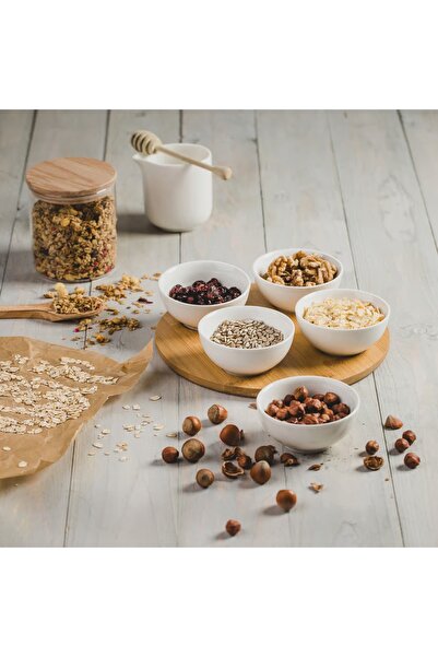 Ambition Bowl Set, 5 Pieces, Round, Matt White,