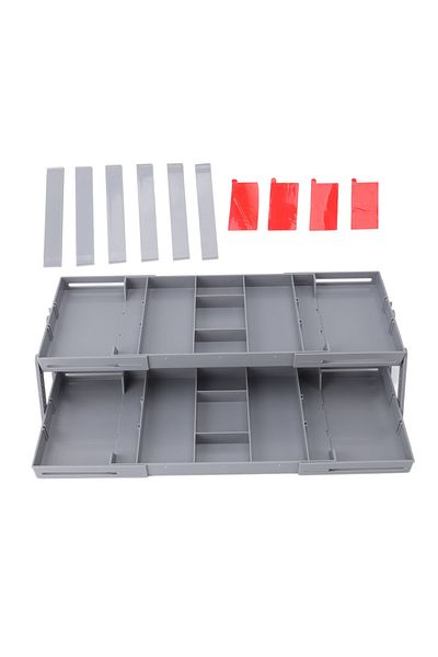 Choice 2 Layers Drawer Organizer Single Row Expandable Folding Jewelry Organizer Tray Earring Storage Displ