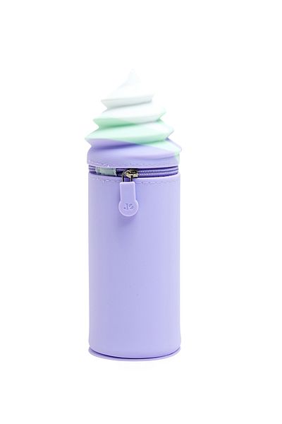 R&B Purple Silicone Pencil Case