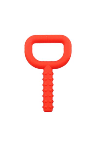 Choice RU003 red Kid Chewing Tube Speech Therapy Teeth Massager Children Speak Oral Muscle Rehabilitation T