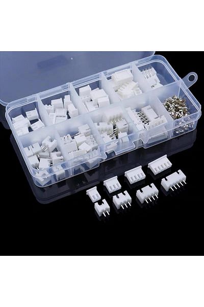Choice 230 Pieces 2/3/4/5p Male and Female Pin Terminal Kit Housing Pin Header JST XH-2.54 4Value Connec...