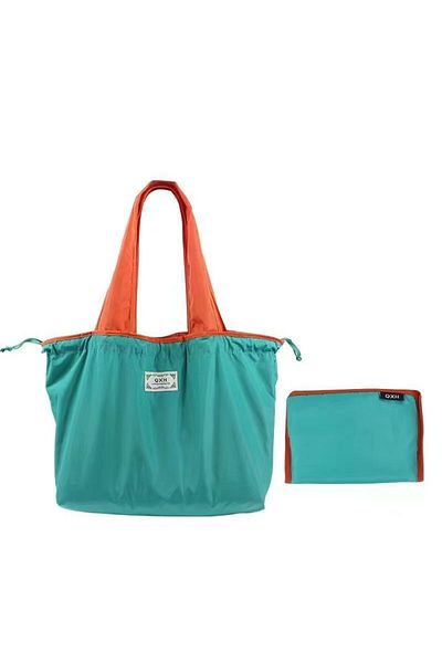 Choice lake blue Single Foldable One - Shoulder Shopping Bag: Environmentally Friendly, Portable for Superm