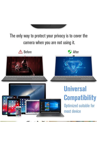 choice2 6 PCS 3/6/12pcs Laptop Camera Cover Slide Webcam Blocker , for iPhone, iPad, MacBook Pro Ultra Thin