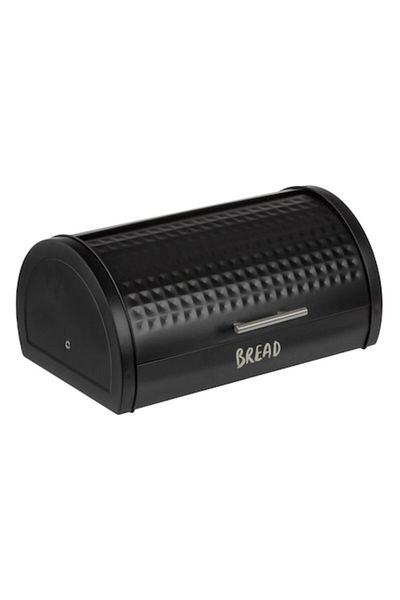 OEM Bread Box, Black, Metal, 38x28x18.5 cm