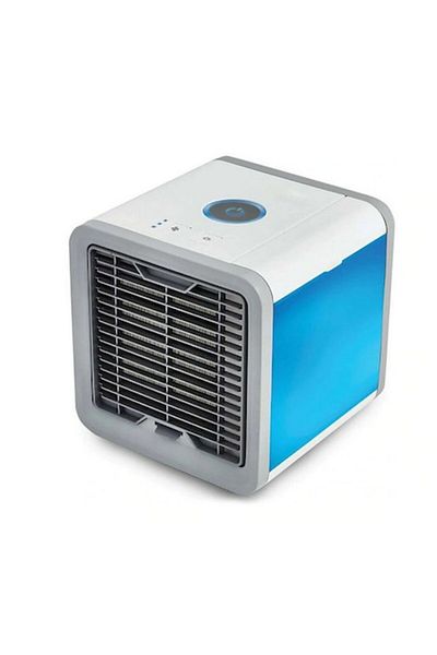SHOPPY Ventilator, Shoppy, LED, USB, Alb/Albastru