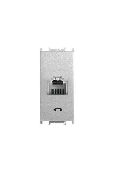 PANASONIC Modular Telephone Socket White Metallic 1M